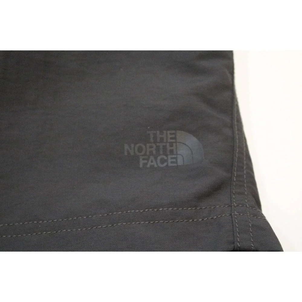 North Face Cargo Shorts Gray Belted Nylon Hiking Outdoors‎ Men's XL Regular